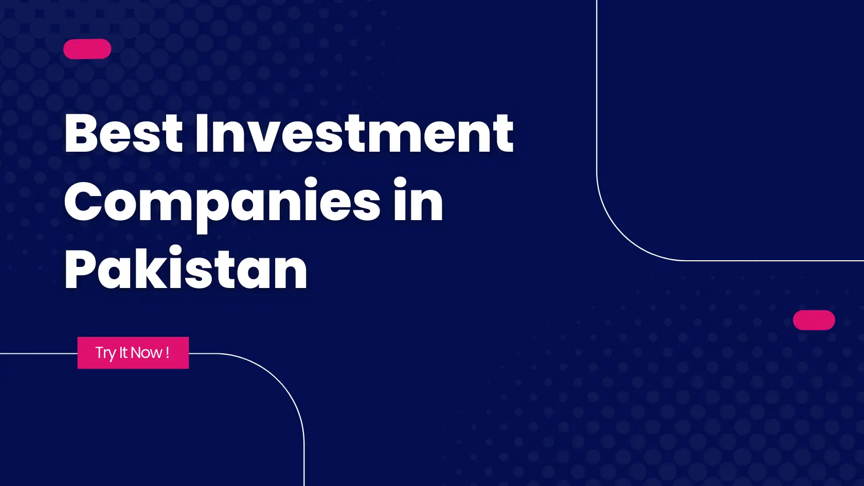 Best Investment Companies in Pakistan